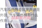 汽車隔熱棉是貼里面還是外面_汽車隔熱棉有什么作用