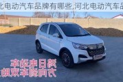 河北電動(dòng)汽車品牌有哪些,河北電動(dòng)汽車品牌