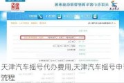 天津汽車搖號(hào)代辦費(fèi)用,天津汽車搖號(hào)申請(qǐng)流程