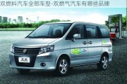 雙燃料汽車全部車型-雙燃氣汽車有哪些品牌