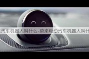 蔚來汽車機器人叫什么-蔚來電動汽車機器人叫什么