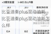 比亞迪秦plus混動(dòng)油耗_比亞迪秦plus混動(dòng)油耗怎么樣