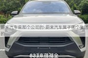 蔚來汽車是那個公司的-蔚來汽車屬于哪個集團(tuán)的