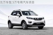 五萬(wàn)車(chē)型,5萬(wàn)專用汽車(chē)項(xiàng)目