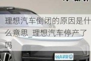 理想汽車倒閉的原因是什么意思_理想汽車停產(chǎn)了嗎