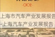 上海市汽車(chē)產(chǎn)業(yè)發(fā)展報(bào)告-上海汽車(chē)產(chǎn)業(yè)發(fā)展報(bào)告