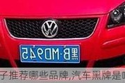 汽車黑牌子推薦哪些品牌,汽車黑牌是啥