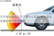 汽車倒車雷達不響了是什么原因_倒車雷達突然不響了什么原因