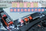 純電的新能源汽車需要保養(yǎng)什么_純電新能源汽車需要保養(yǎng)嗎