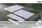 北京亦莊小米汽車工廠二期-北京亦莊小米汽車工廠二期地址