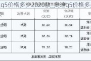 奧迪q5價格多少2020款_奧迪q5價格多少2021款