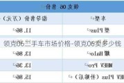 領(lǐng)克06二手車市場價格-領(lǐng)克06賣多少錢