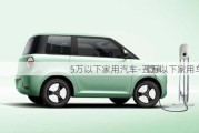 5萬(wàn)以下家用汽車-五萬(wàn)以下家用車