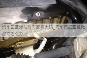 汽車缸蓋滲油對(duì)車影響大嗎_汽車汽缸蓋輕微滲油怎么辦