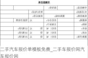 二手汽車報(bào)價(jià)單模板免費(fèi)_二手車報(bào)價(jià)網(wǎng)汽車報(bào)價(jià)網(wǎng)