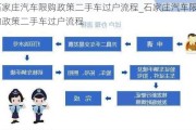 石家莊汽車限購(gòu)政策二手車過戶流程_石家莊汽車限購(gòu)政策二手車過戶流程