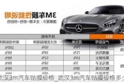 武漢3m汽車貼膜價格_武漢3m汽車貼膜價格多少