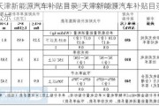 天津新能源汽車補(bǔ)貼目錄_天津新能源汽車補(bǔ)貼目錄公示