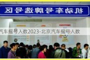 北京汽車搖號人數(shù)2023-北京汽車搖號人數(shù)