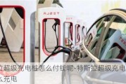 特斯拉超級充電樁怎么付錢呢-特斯拉超級充電樁充電怎么充電