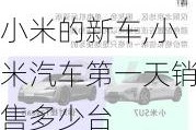 小米的新車,小米汽車第一天銷售多少臺(tái)