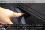 特斯拉怎么開門下車圖解_特斯拉怎么開門