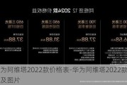 華為阿維塔2022款價(jià)格表-華為阿維塔2022款價(jià)格表及圖片