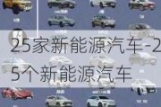 25家新能源汽車-25個新能源汽車