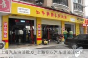 上海汽車油漆批發(fā)_上海專業(yè)汽車噴漆連鎖店哪家好