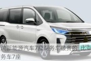 比亞迪新能源汽車7座商務(wù)車最貴的_比亞迪純電商務(wù)車7座