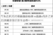 汽車之家2020最新報(bào)價(jià)標(biāo)準(zhǔn)一覽表-汽車之家2020最新報(bào)價(jià)新車上市