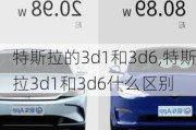 特斯拉的3d1和3d6,特斯拉3d1和3d6什么區(qū)別