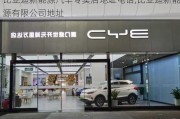 比亞迪新能源汽車(chē)專(zhuān)賣(mài)店地址電話(huà),比亞迪新能源有限公司地址