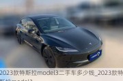 2023款特斯拉model3二手車多少錢_2023款特斯拉model3