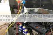 汽車氟利昂沒_汽車氟利昂沒有了是不是壓縮機就不工作了