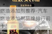 燃油添加劑推薦-汽車燃油添加劑品牌排行前十