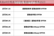 奧迪a4l價(jià)格表2022款,奧迪A4L價(jià)格表2023