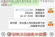 北京2020年小客車搖號(hào)新政-北京小汽車搖號(hào)2024政策出臺(tái)