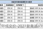 奧迪a3實際成交價-2021款奧迪a3成交價