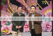 楊議和楊少華相聲買汽車-楊議楊少華演的小品