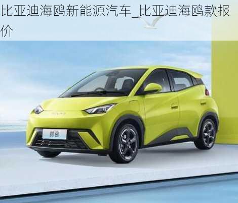 比亞迪海鷗新能源汽車_比亞迪海鷗款報價