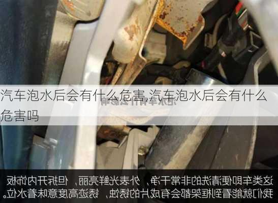 汽車泡水后會有什么危害,汽車泡水后會有什么危害嗎