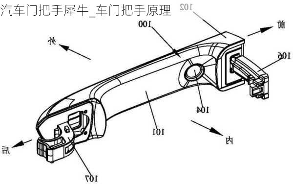 汽車門把手犀牛_車門把手原理