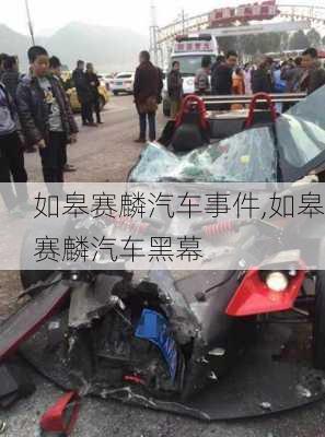 如皋賽麟汽車事件,如皋賽麟汽車黑幕