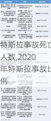 特斯拉事故死亡人數(shù),2020年特斯拉事故比例