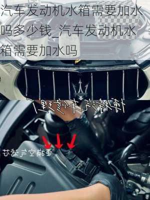 汽車發(fā)動機水箱需要加水嗎多少錢_汽車發(fā)動機水箱需要加水嗎