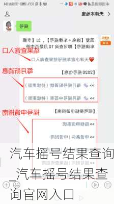 汽車(chē)搖號(hào)結(jié)果查詢_汽車(chē)搖號(hào)結(jié)果查詢官網(wǎng)入口