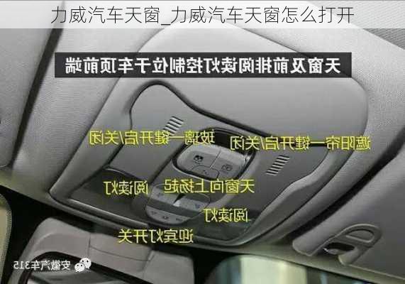 力威汽車天窗_力威汽車天窗怎么打開