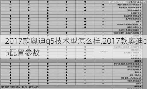 2017款奧迪q5技術型怎么樣,2017款奧迪q5配置參數(shù)