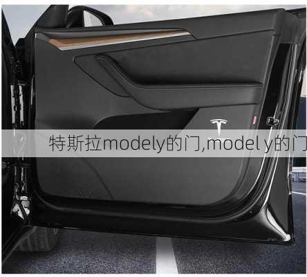 特斯拉modely的門,model y的門